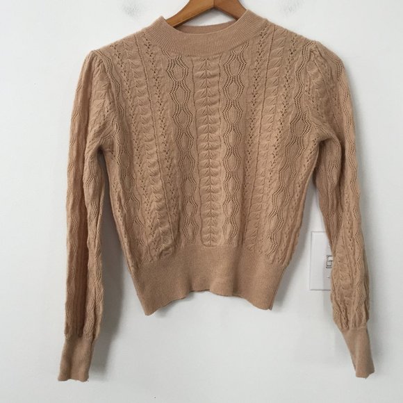 J. Crew Sweaters - Demylee x J.Crew Long-Sleeve Pointelle Sweater